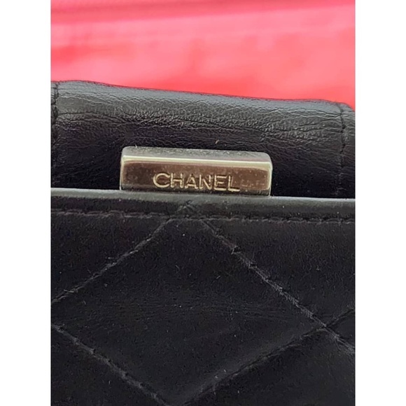 Authentic CHANEL Calfskin Quilted Large Cambon Tote Bag Black and Wallet - Picture 16 of 16